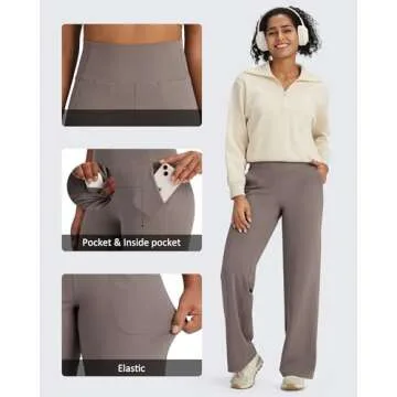 G4Free Women's Stylish Yoga Pants for All-Day Comfort