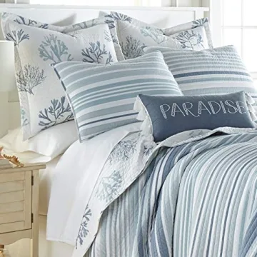 Coastal Tranquility with Levtex Truro Quilt Set