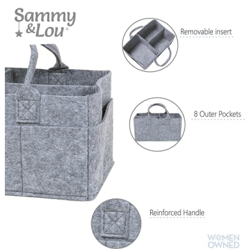 Organize Baby Essentials with Sammy & Lou Storage Caddy