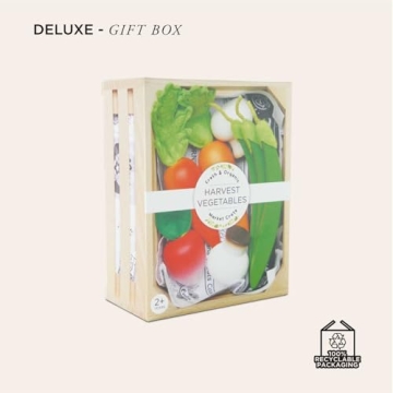 Le Toy Van Wooden Honeybee Market Vegetables For Kids