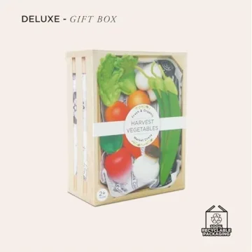 Le Toy Van Wooden Honeybee Market Vegetables For Kids