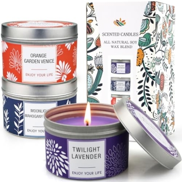 Scented Candles Clearance - 3 Pack Aromatherapy Candles for Home