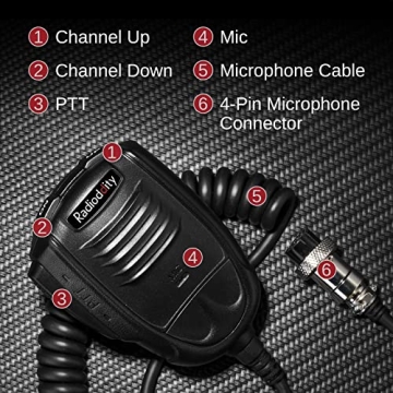Radioddity QT40 10 Meter Ham Radio with NOAA Alert