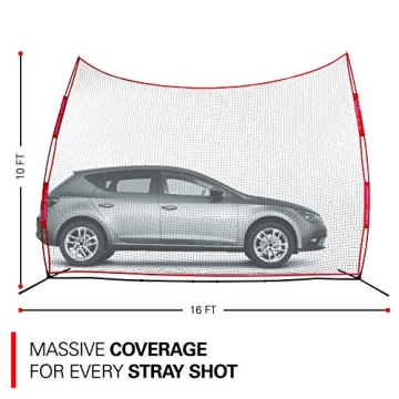 Rukket XL 16x10ft Backstop Net for All Sports