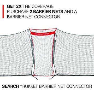 Rukket XL 16x10ft Backstop Net for All Sports