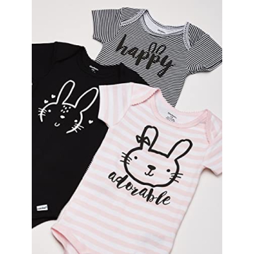 Gerber 8-Pack Baby Short Sleeve Onesies Bodysuits