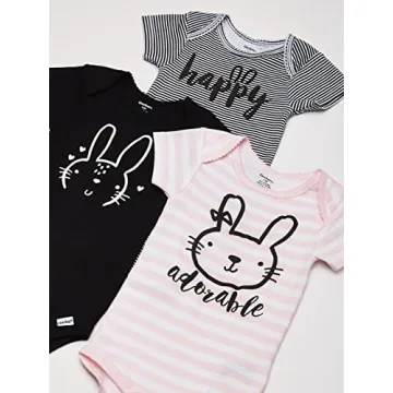 Gerber 8-Pack Baby Short Sleeve Onesies Bodysuits