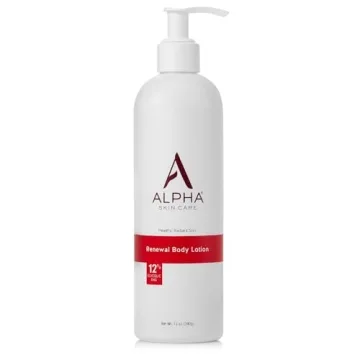 Alpha Skin Care Glycolic AHA Body Lotion - 12% Exfoliating & Anti-Aging Moisturizer