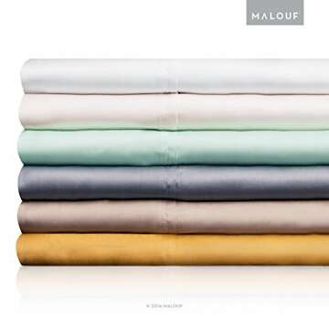 Malouf King TENCEL Eco-Friendly Pillowcase & Sheet Set