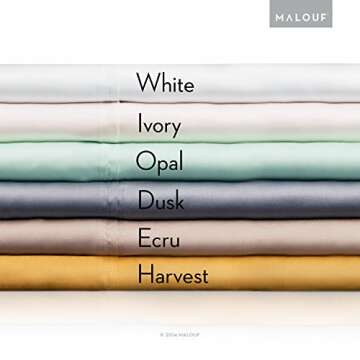 Malouf King TENCEL Eco-Friendly Pillowcase & Sheet Set