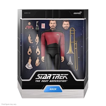Star Trek: The Next Generation Riker Ultimates Action Figure - 7" Scale with Accessories