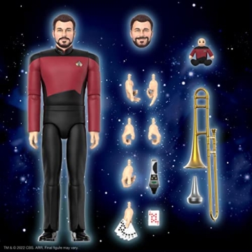 Star Trek Riker Ultimates Action Figure - 7" Collector's Edition