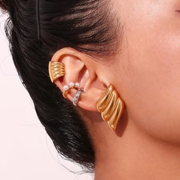 Elegant Vintage 18k Gold Earrings for All Occasions