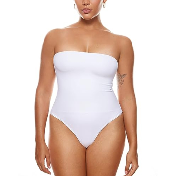 INLYRIC Natrelax Strapless Bodysuit for Effortless Style