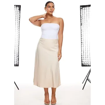 INLYRIC Natrelax Strapless Bodysuit for Effortless Style