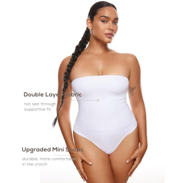 INLYRIC Natrelax Strapless Bodysuit for Effortless Style