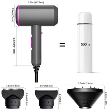 Fezax Ionic Hair Dryer 2000W for Fast Drying & Styling