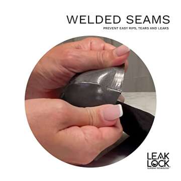 LEAK LOCK SUPREME TECHNOLOGY Premium Self-Tanning Mitt Applicator 3pc Kit Keeps Hands Dry Stain Free No Product Waste for Streakless, Flawless Supreme Tan Application