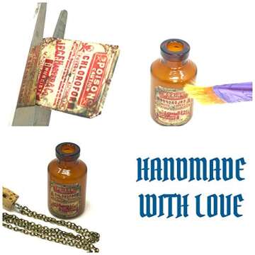 UMBRELLALABORATORY Goth necklace jewelry for women Steampunk Gothic Lolita costume accessories apoth...