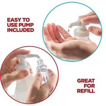 Sanit Moisturizing Hand Sanitizer Gel 70% Alcohol - Kills 99.99% Germs, Advanced Formula with Vitamin E and Aloe Vera - Soothing Gel, Fresh Scent, Made in USA - 1 Gallon with Pump & 2oz Refill Bottle