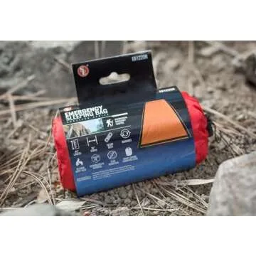 SE Emergency Sleeping Bag - Heavy Duty - Bivvy Thermal Sleeping Bag Camping and Survival Gear - Winter and Cold Survival Emergency Outdoor Sleeping Bag - EB122OR
