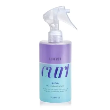 COLOR WOW Curl Wow Shook Mix + Fix Bundling Spray – Shake-to-activate spray combines powerful hydr...