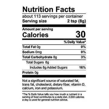 Wholesome Sweeteners 32-Ounce Organic Cane Sugar, Fair Trade, Non GMO, Gluten Free, Pure & Vegan, for Baking and Sweetening, 6 Pack