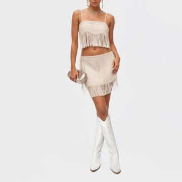 Cowboy Boots for Women Knee High Wide Calf Cowgirl Boots Embroidered Chunky Heels Pointed Toe Long Tall Western Boot Pull On (White, Size 9.5)