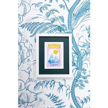 FURBISH Capri Matchbook Travel Art Print - Wall Decor