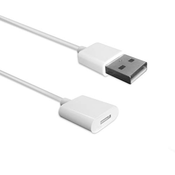 TechMatte Flexible Charging Adapter for Apple Pencil - White