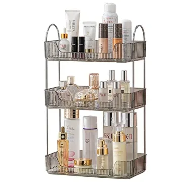 Shuang Qing 3-Tier Bathroom Counter Organizer for Chic Storage