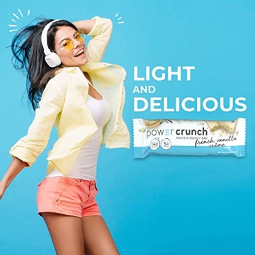 Power Crunch Protein Wafers - Delicious 14g Protein Bars