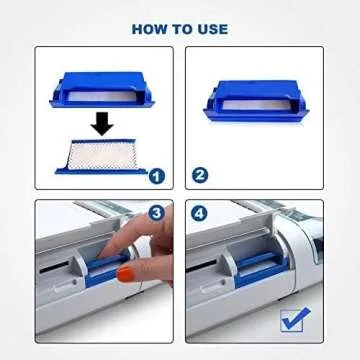 32 Pcs CPAP Filters Compatible with Philips DreamStation1 CPAP Machine, Replacement Filter Kit Includes 8 Pollen Filter and 24 Disposable Ultra-Fine Filters