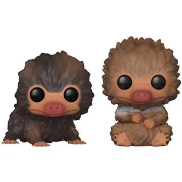Funko Pop Movies: Fantastic Beasts 2 Crimes of Grindelwald - Baby Niffler (Brown and Tan) 2-Pack
