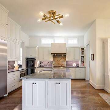 ZGLAOJT Modern Semi Flush Mount Ceiling Light