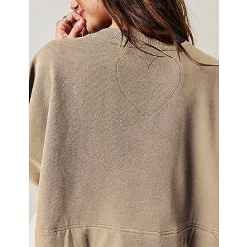 Ugerlov Sweatshirt Dress - Stylish Oversized Mini Dress