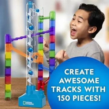 National Geographic Marble Run - 150-Piece Kids Maze Kit