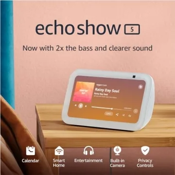 Refurbished Echo Show 5 (3rd Gen) with Superior Sound