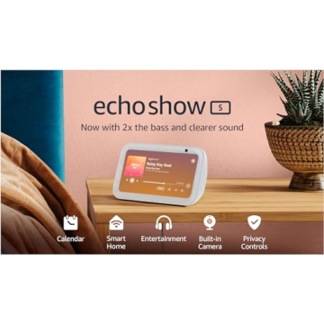 Refurbished Echo Show 5 (3rd Gen) with Superior Sound