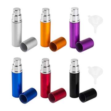 DE 10ml Portable Mini Refillable Perfume Atomizer Set
