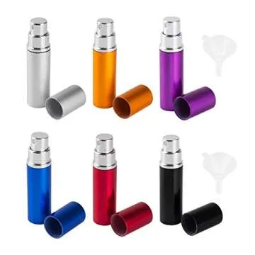 DE 10ml Portable Mini Refillable Perfume Atomizer Set