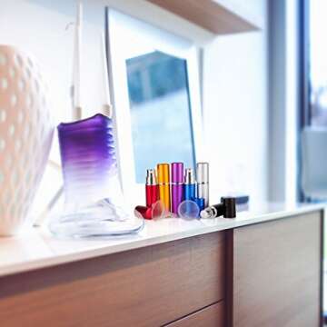 DE 10ml Portable Mini Refillable Perfume Atomizer Set