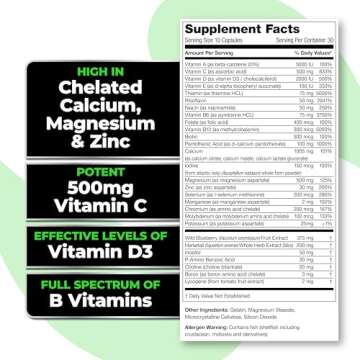 Species Nutrition V-Mineralyze: Powerful All-Purpose Multivitamin with Antioxidants, 300 Capsules