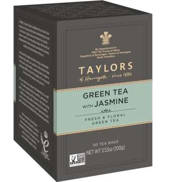 Taylors of Harrogate Green Tea with Jasmine, 50 Teabags