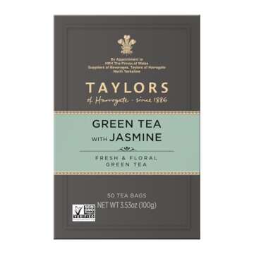 Taylors of Harrogate Green Tea with Jasmine, 50 Teabags