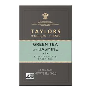 Taylors of Harrogate Green Tea with Jasmine, 50 Teabags