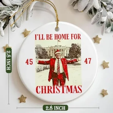 2024 Trump Christmas Ornament for Supporters