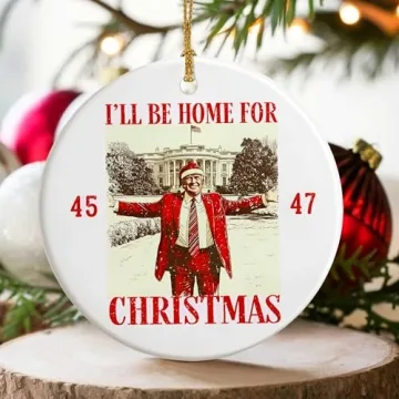 2024 Trump Christmas Ornament for Supporters