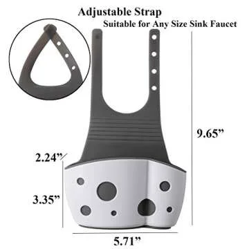 UNIKON Sink Caddy – Stylish & Adjustable Faucet Organizer