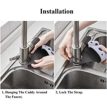 UNIKON Sink Caddy – Stylish & Adjustable Faucet Organizer